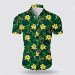 MLB Oakland Athletics Hawaiian Shirt: Sun Sea and Style for Fans
