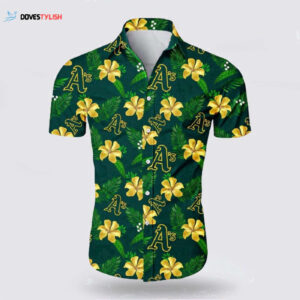 MLB Oakland Athletics Hawaiian Shirt: Sun Sea and Style for Fans