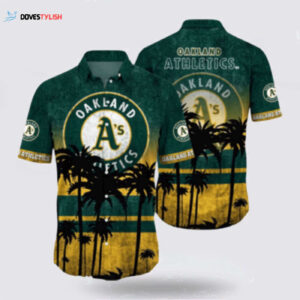MLB Oakland Athletics Hawaiian Shirt: Tropical Elegance for Stylish Fans