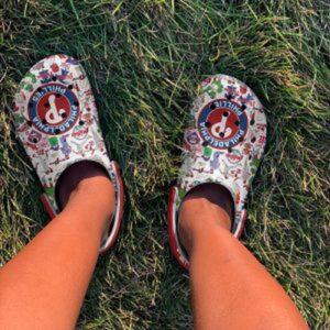 MLB Philadelphia Phillies Clog-Shoes Crocband Clogs Shoes For Men Women Fans