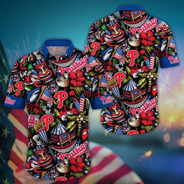 MLB Philadelphia Phillies Aloha Shirt – Vibrant Hawaii Design for Cool Fans