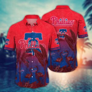 MLB Philadelphia Phillies Hawaiian Shirt – Sunset Chase Fan Gift