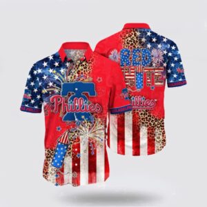 MLB Philadelphia Phillies Hawaiian Shirt: Dive into Ocean Vibes for Fans