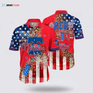 MLB Philadelphia Phillies Hawaiian Shirt: Dive into Ocean Vibes for Fans