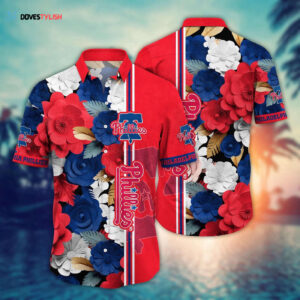 MLB Philadelphia Phillies Hawaiian Shirt: Floral Fashion Frenzy for Sports Fans