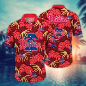 MLB Philadelphia Phillies Hawaiian Shirt: Floral Symphony Gift for Fans