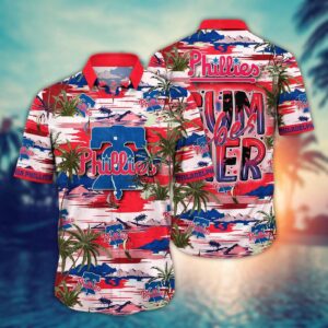 MLB Philadelphia Phillies Hawaiian Shirt: Flower Grand Slam for Fans