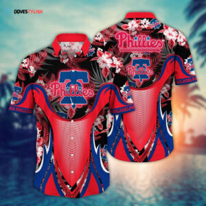 MLB Philadelphia Phillies Hawaiian Shirt - Grandstand Glamour for Fans