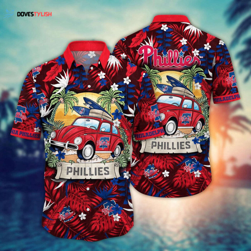 MLB Philadelphia Phillies Hawaiian Shirt – Perfect Summer Gear for Sports Fans