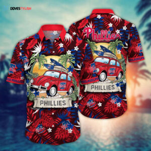 MLB Philadelphia Phillies Hawaiian Shirt - Perfect Summer Gear for Sports Fans