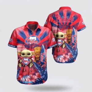 Philadelphia Phillies Hawaiian Shirt: Surf in Style with Cool Beach Outfits for Fans