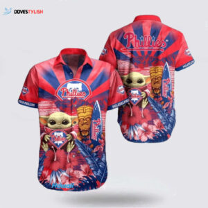 Philadelphia Phillies Hawaiian Shirt: Surf in Style with Cool Beach Outfits for Fans