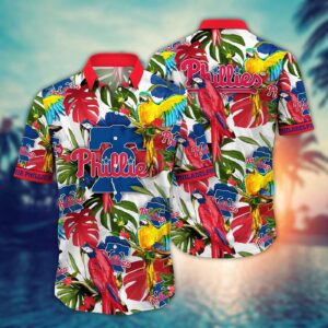 MLB Philadelphia Phillies Hawaiian Shirt: Victory In Bloom Gift For Fans