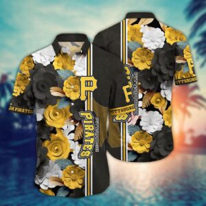 MLB Pittsburgh Pirates Hawaiian Shirt: Floral Fashion Frenzy for Sport Fans