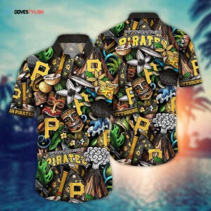 Pittsburgh Pirates Hawaiian Shirt: Make a Style Statement with Flower Strike Design