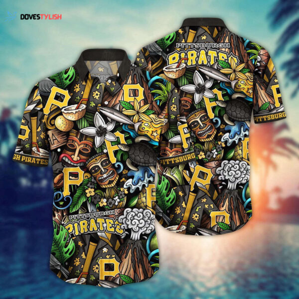 Pittsburgh Pirates Hawaiian Shirt: Make a Style Statement with Flower Strike Design