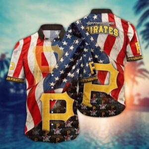 Pittsburgh Pirates MLB Hawaiian Shirt: Floral Chic for Fans