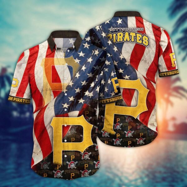 Pittsburgh Pirates MLB Hawaiian Shirt: Floral Chic for Fans