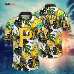 MLB Pittsburgh Pirates Hawaiian Shirt: Victory In Bloom Fan Gift