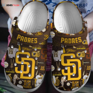 MLB San Diego Padres Clog-Shoes Crocband Clogs Shoes For Men Women Fans