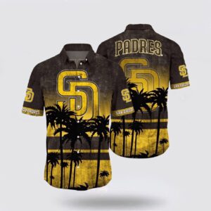 MLB San Diego Padres Hawaiian Shirt: Embrace Aloha Spirit with Coastal Collection!