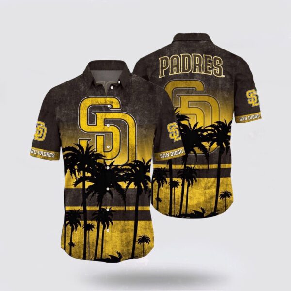 MLB San Diego Padres Hawaiian Shirt: Embrace Aloha Spirit with Coastal Collection!