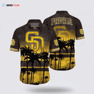 MLB San Diego Padres Hawaiian Shirt: Embrace Aloha Spirit with Coastal Collection!