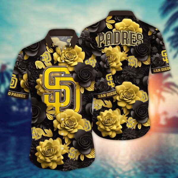 MLB San Diego Padres Hawaiian Shirt: Fan-Favorite Aloha Style!