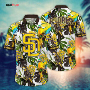 MLB San Diego Padres Hawaiian Shirt: Victory In Bloom Fan Gift