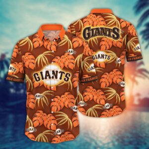 MLB San Francisco Giants Hawaiian Shirt: Floral Symphony Fan Gift