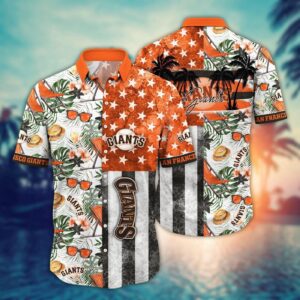 MLB San Francisco Giants Hawaiian Shirt: Flower Home Run Threads for Fans
