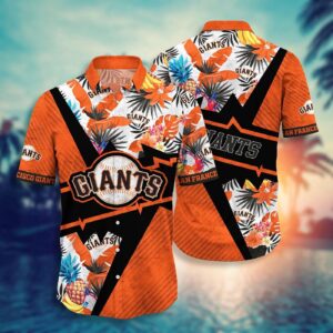 MLB San Francisco Giants Hawaiian Shirt: Swing Into Sunset for Fans
