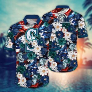 MLB Seattle Mariners Hawaii Shirt: Independence Day Fan Gear