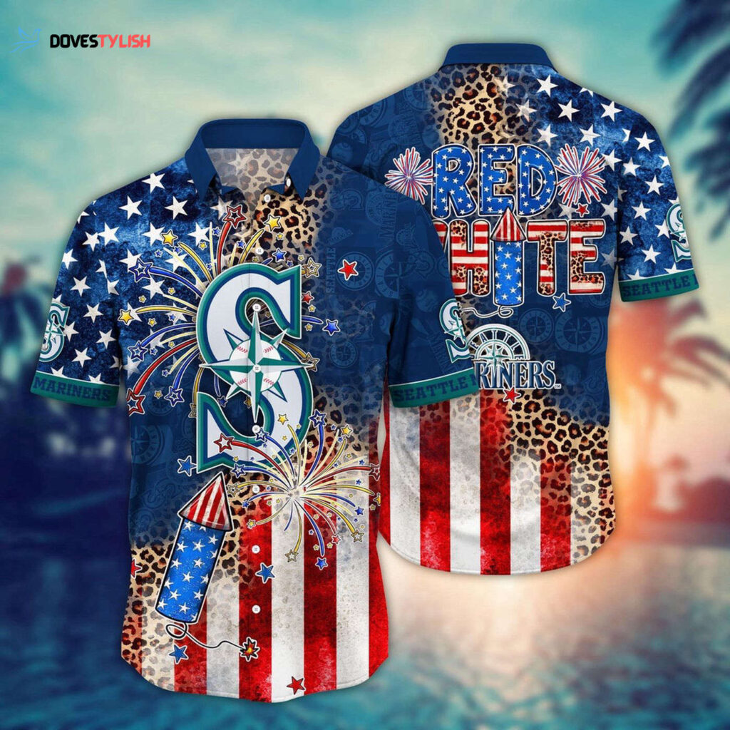 MLB Seattle Mariners Independence Day Aloha Shirt: Vibrant Design for Cool Fans MLB Seattle Mariners Independence Day Aloha Shirt: Vibrant Design for Cool Fans