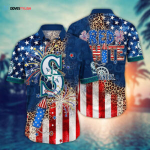 MLB Seattle Mariners Independence Day Aloha Shirt: Vibrant Design for Cool Fans