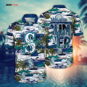 MLB Seattle Mariners Hawaiian Shirt: Flower Grand Slam for Fans with Hawaiian Flair