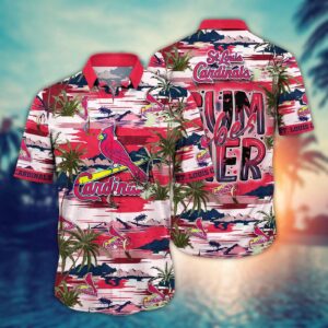 MLB St Louis Cardinals Hawaiian Shirt: Floral Grand Slam Fan Favorite
