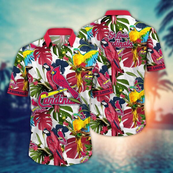 MLB St Louis Cardinals Hawaiian Shirt: Victory In Bloom Fan Gift