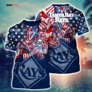 MLB Tampa Bay Rays Hawaiian Heatwave 3D T-Shirt - Official Fan Sports Gear