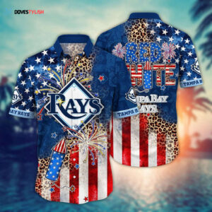MLB Tampa Bay Rays Independence Day Hawaiian Shirt - Vibrant Aloha for Fans