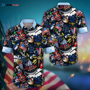 MLB Tampa Bay Rays Hawaii Shirt - Vibrant Aloha for Cool Fans