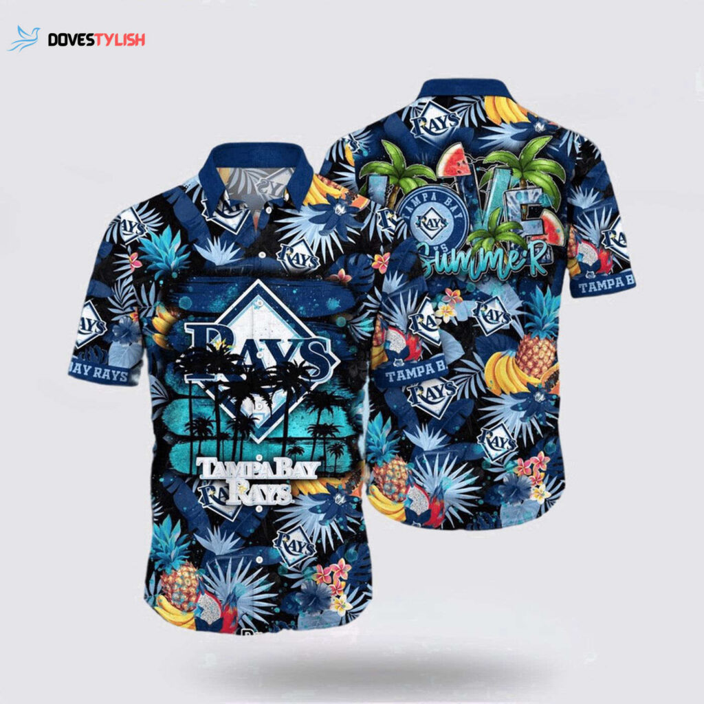 MLB Tampa Bay Rays Hawaiian Shirt Coastal Collection for Fans MLB Tampa Bay Rays Hawaiian Shirt Coastal Collection for Fans