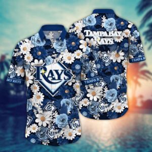MLB Tampa Bay Rays Hawaiian Shirt: Floral Fusion Fashion for Stylish Fans