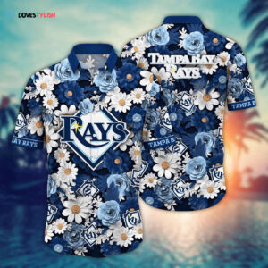 MLB Tampa Bay Rays Hawaiian Shirt: Floral Fusion Fashion for Stylish Fans