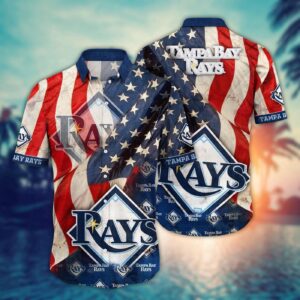 Tampa Bay Rays Hawaiian Shirt: Swing into Chic Fan Style with Flower Design
