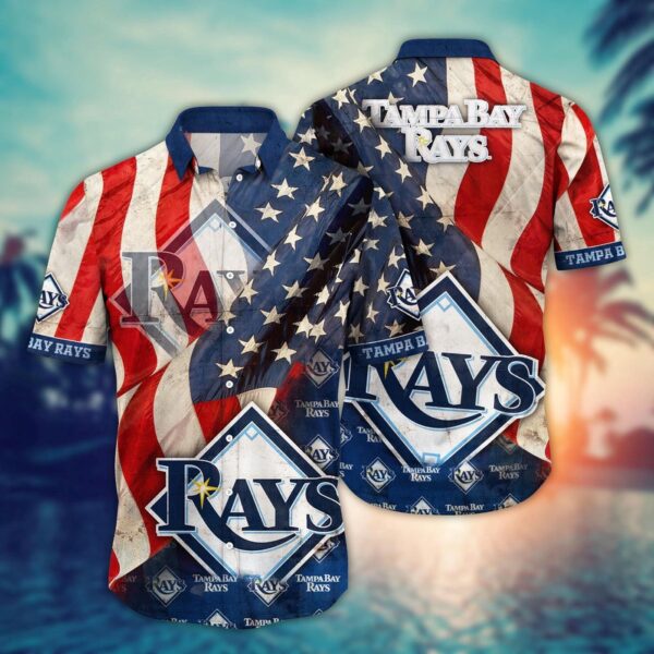 Tampa Bay Rays Hawaiian Shirt: Swing into Chic Fan Style with Flower Design