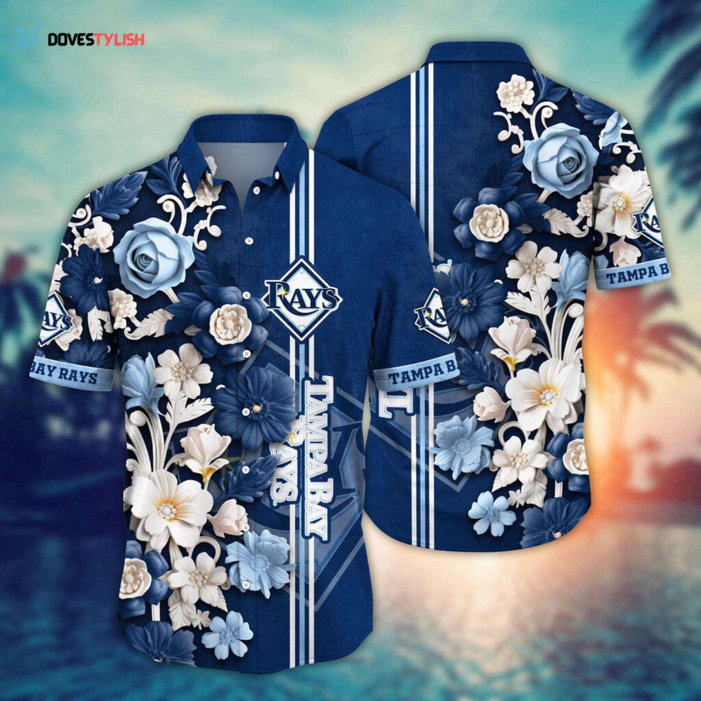 MLB Tampa Bay Rays Hawaiian Shirt: Luau League Looks for Sport Fans MLB Tampa Bay Rays Hawaiian Shirt: Luau League Looks for Sport Fans