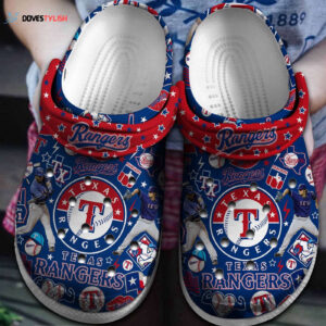 MLB Texas Rangers Clog-Shoes Crocband Clogs Shoes For Men Women Fans