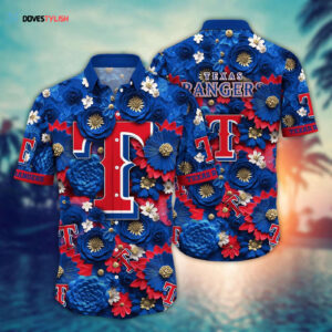 MLB Texas Rangers Hawaiian Shirt: Stylish Fan Favorite for Baseball Season
