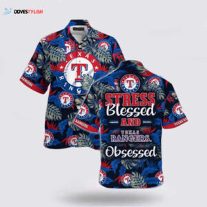 MLB Texas Rangers Hawaiian Shirt: Summer Style for Fans